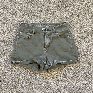 American Eagle Sage Green Shorts 0